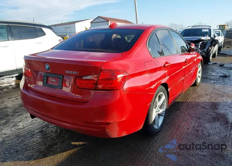 2015 BMW 328I из США, поврежденный, VIN WBA3C1C57FK121362
